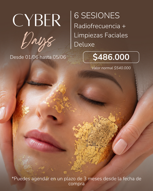 Cyber Days: 6 Sesiones Radiofrecuencia + Limpiezas Faciales Deluxe