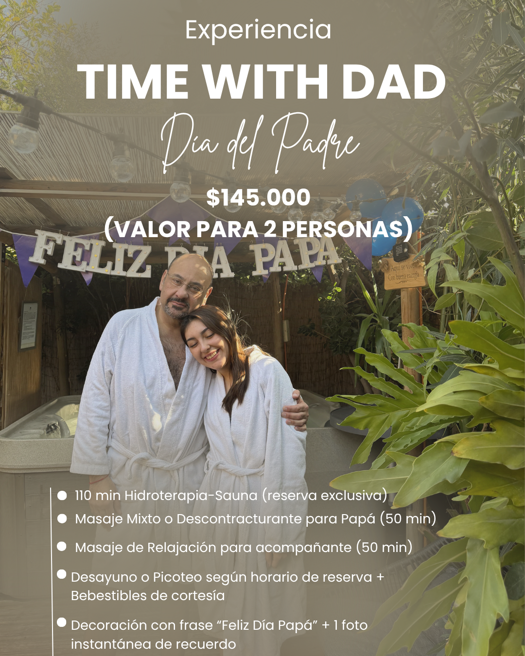 Experiencia Time with Dad (2 personas)