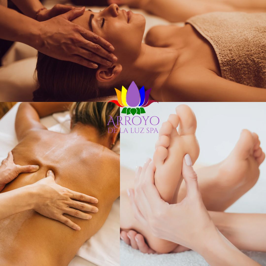 Masaje de relajación + masaje craneal + reflexología (2 horas y media en total)