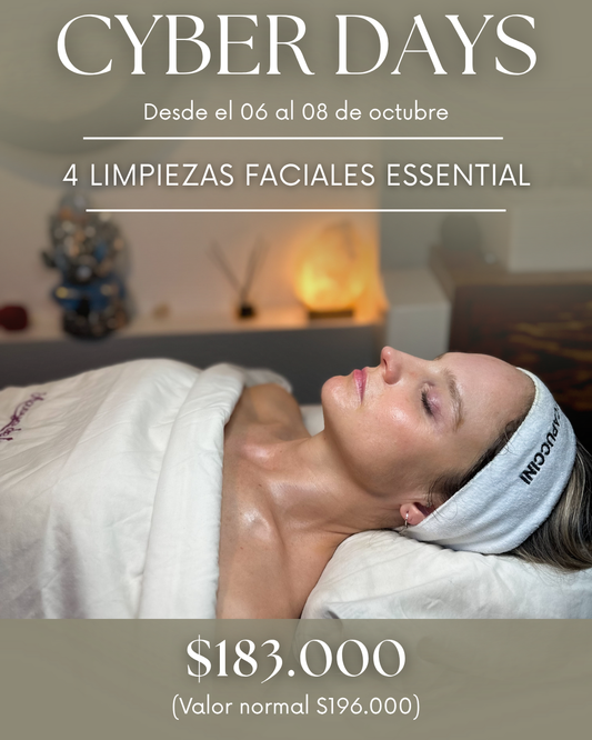 Cyber Days: 4 Sesiones Limpieza Facial Essential (80 min cada sesión)