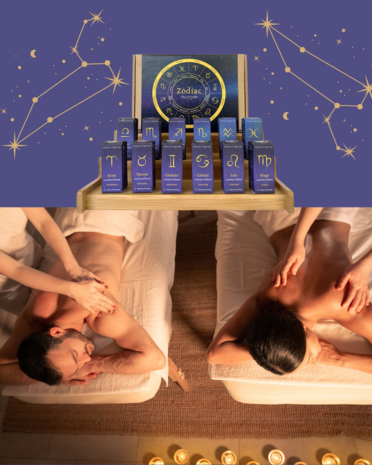 ZODIAC DUO: Masajes de relajación con aromaterapia según tu signo del zodiaco dúo 50 min