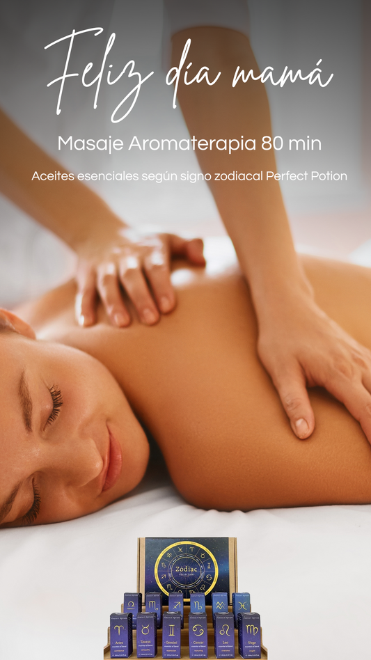 Masaje Aromaterapia con Aceites Esenciales Perfect Potion Colección Signos del Zodiaco