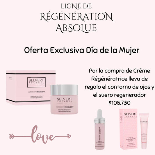 Selvert Crema Regeneratrice + Conrtono de ojos + Suero regenerador